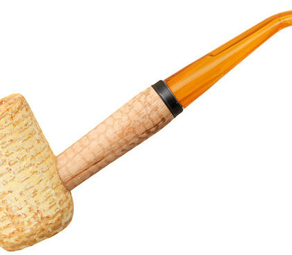 Pipa Legend 5th Avenue curva de mazorca con filtro de 6mm, ideal para uso diario o probar nuevos tabacos