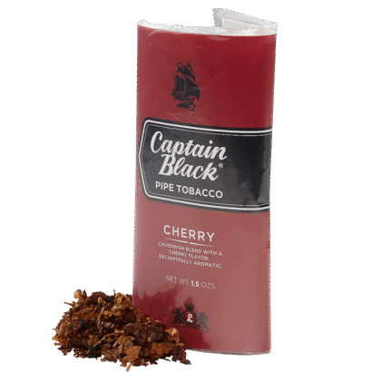 Tabaco Captain Black Cherry, mezcla aromática con cereza, Burley, Virginia y Black Cavendish