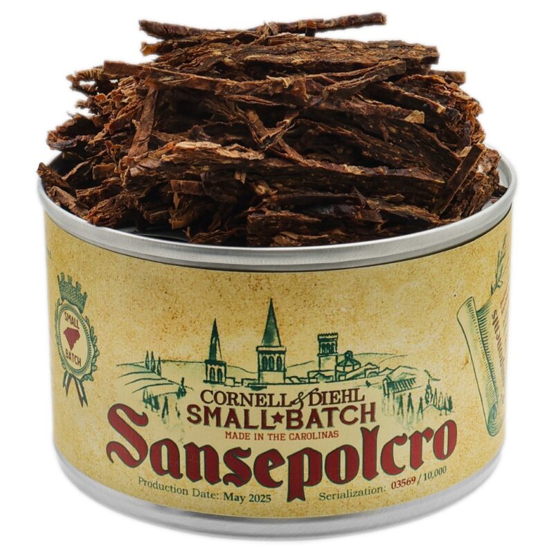Tabaco Cornell & Diehl Sansepolcro – Lata de 2oz - Imagen 2