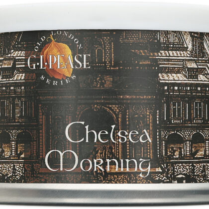 Tabaco G. L. Pease Chelsea Morning en lata de 2oz, mezcla de Virginias, orientales, Latakia y Perique