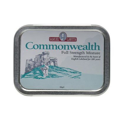 Tabaco Samuel Gawith Commonwealth Mixture en lata de 50g, mezcla inglesa de Virginias y Latakia