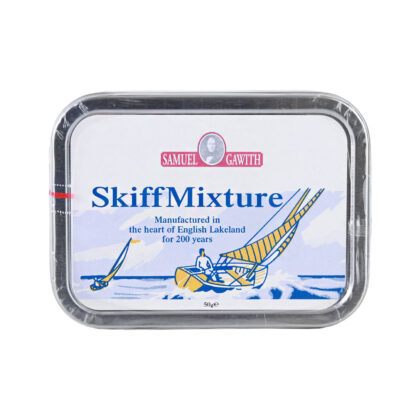 Tabaco Samuel Gawith Skiff Mixture 50g en lata, mezcla inglesa con Virginias, Latakia y Orientales